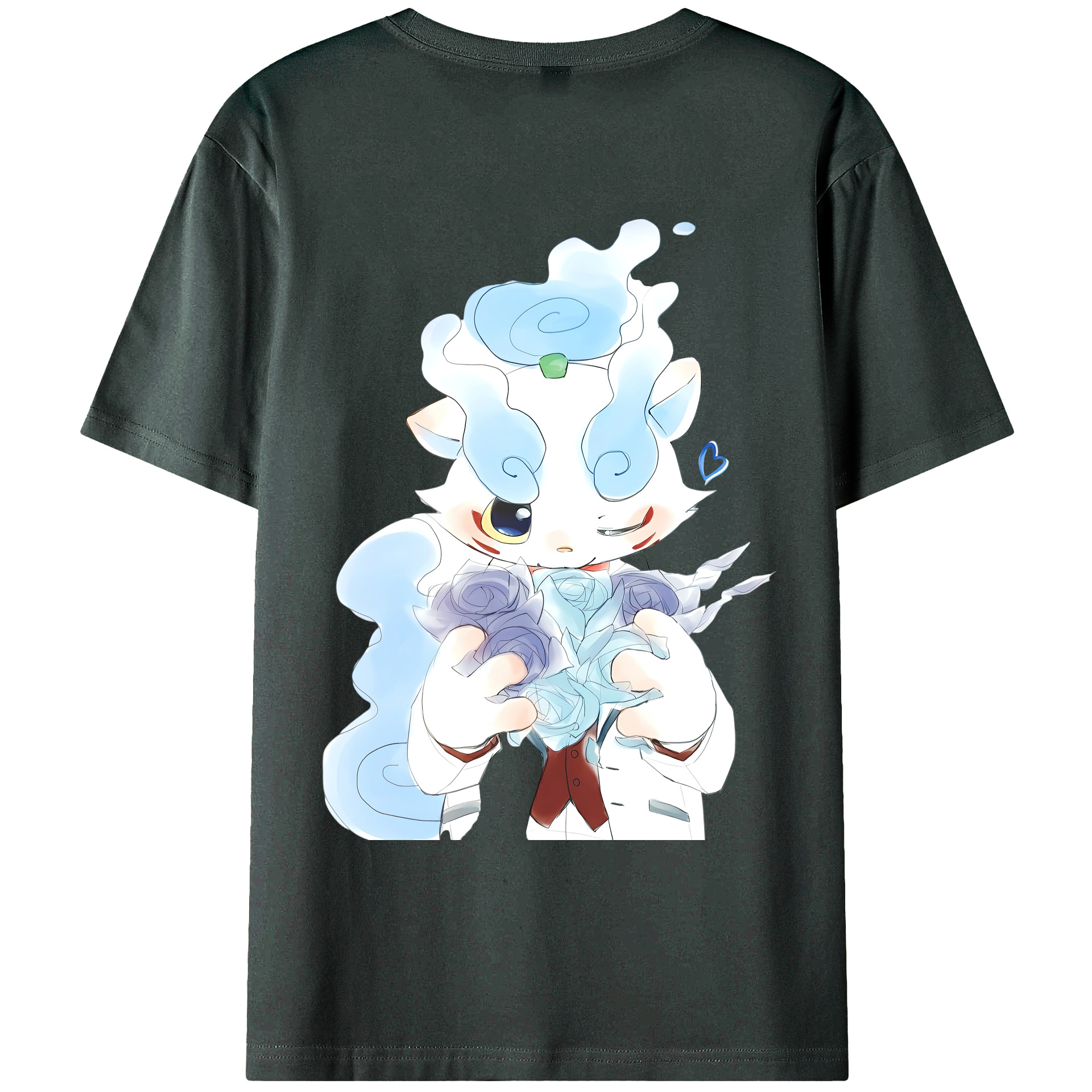 （画像用） 妖怪ウォッチ Yo-kai Watch 綿100％ メンズ半袖Tシャツ（バックプリント） 通気性